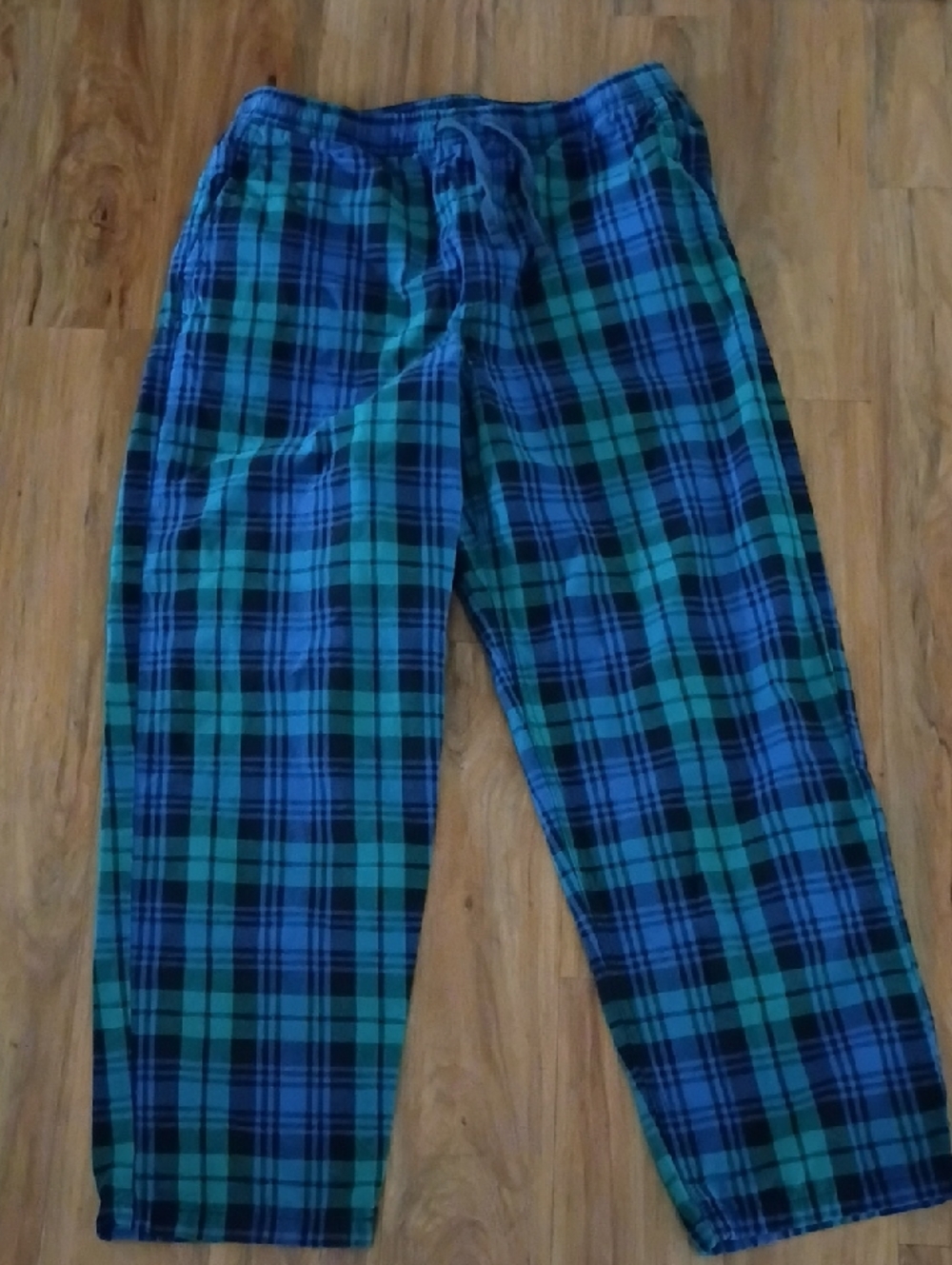 Vans Men's Blue & Green Plaid Range Pants